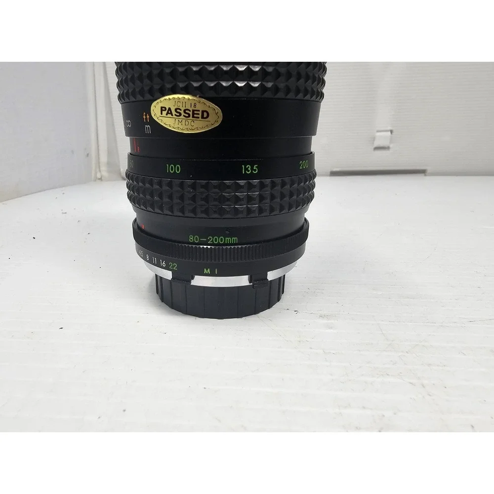JCPenney Multi Coated Optics 55mm 1:4.5f 80-200mm Manual Focus‎ Lens W/ Case